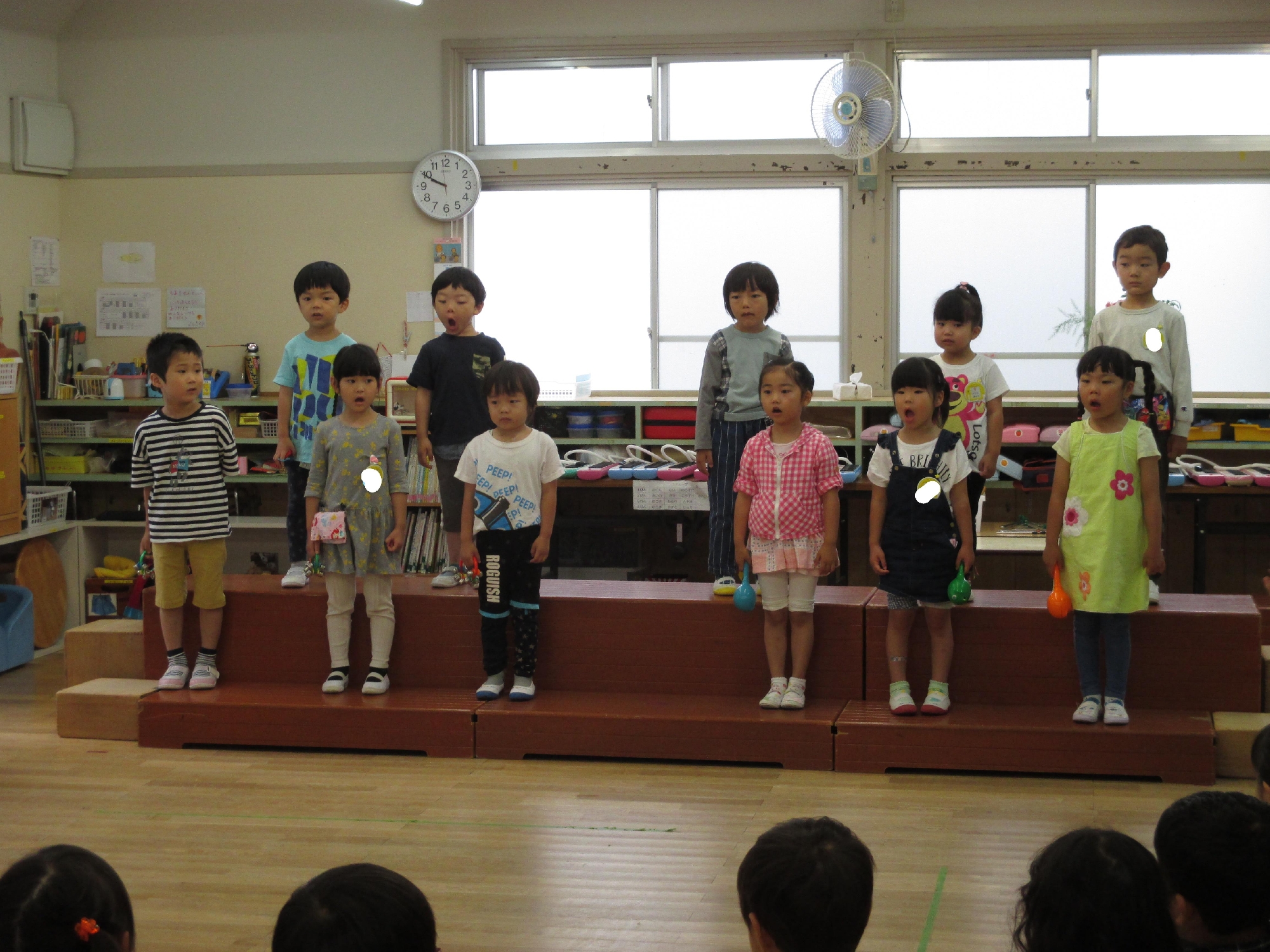 音楽会予行練習がありました。